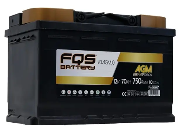 FQS 12V.70AH.750EN.+DCH.AGM/START-S