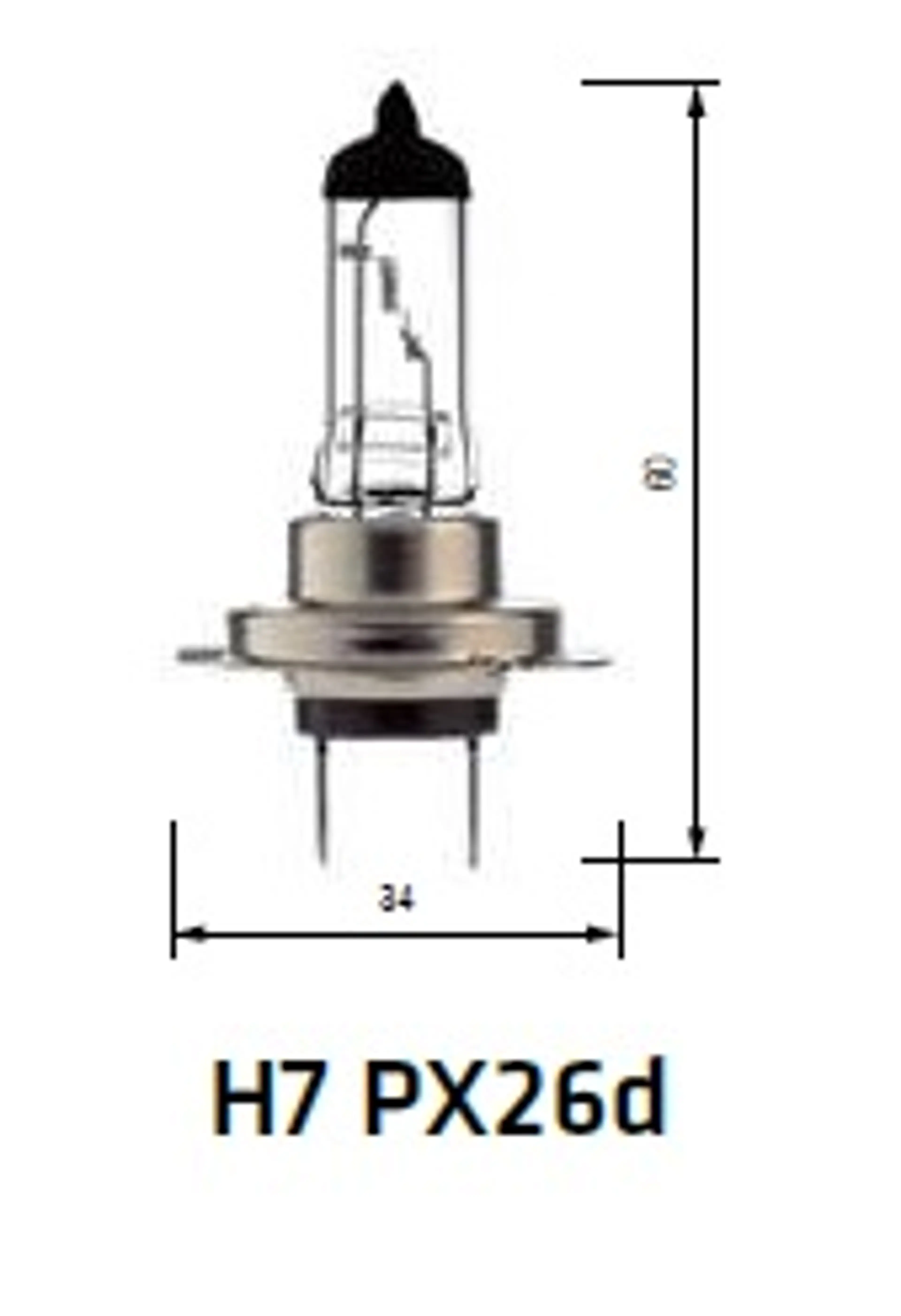 BOSMA H7 PX26D - 12V 55W