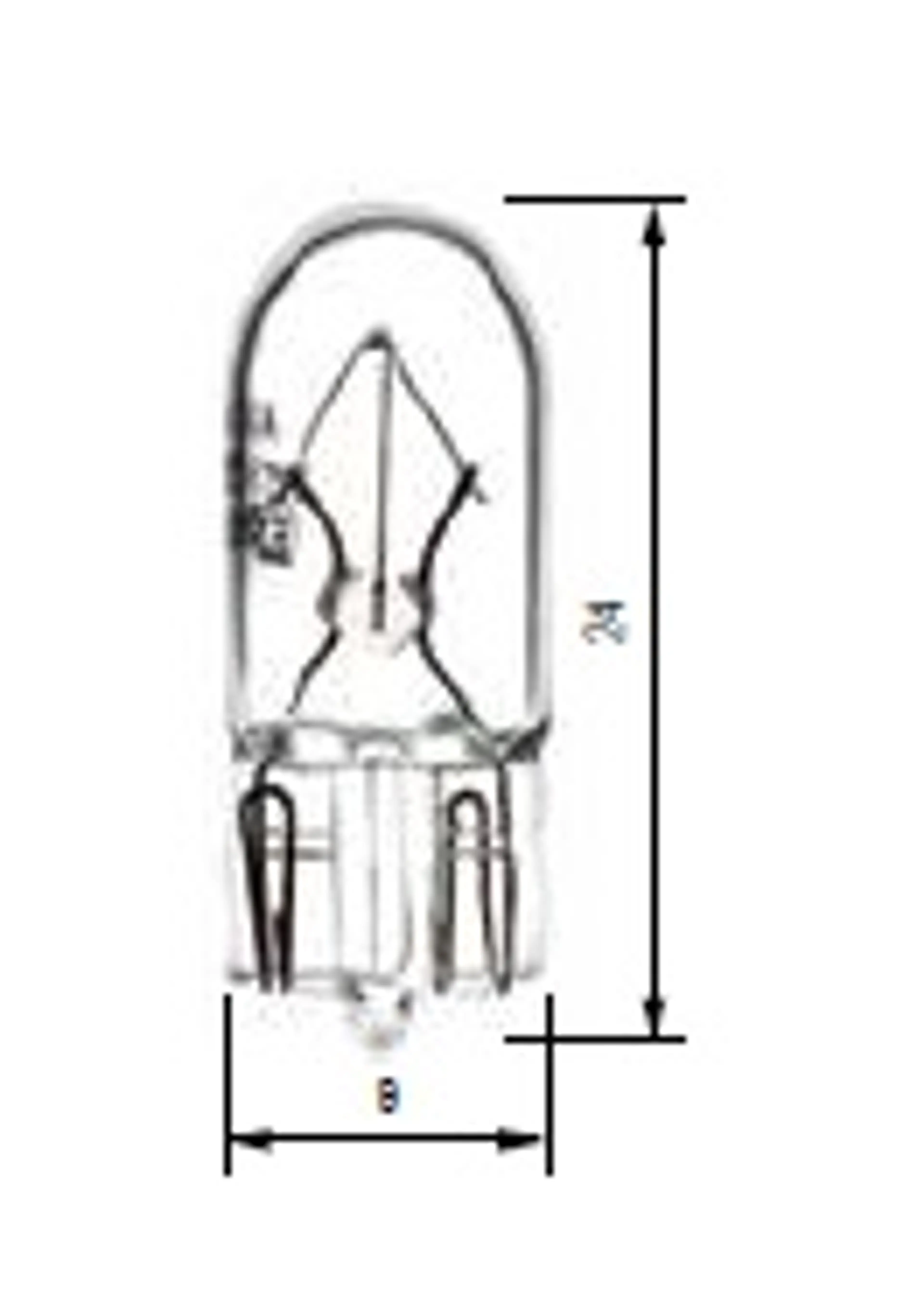 BOSMA T10 - 12V 5W W5W