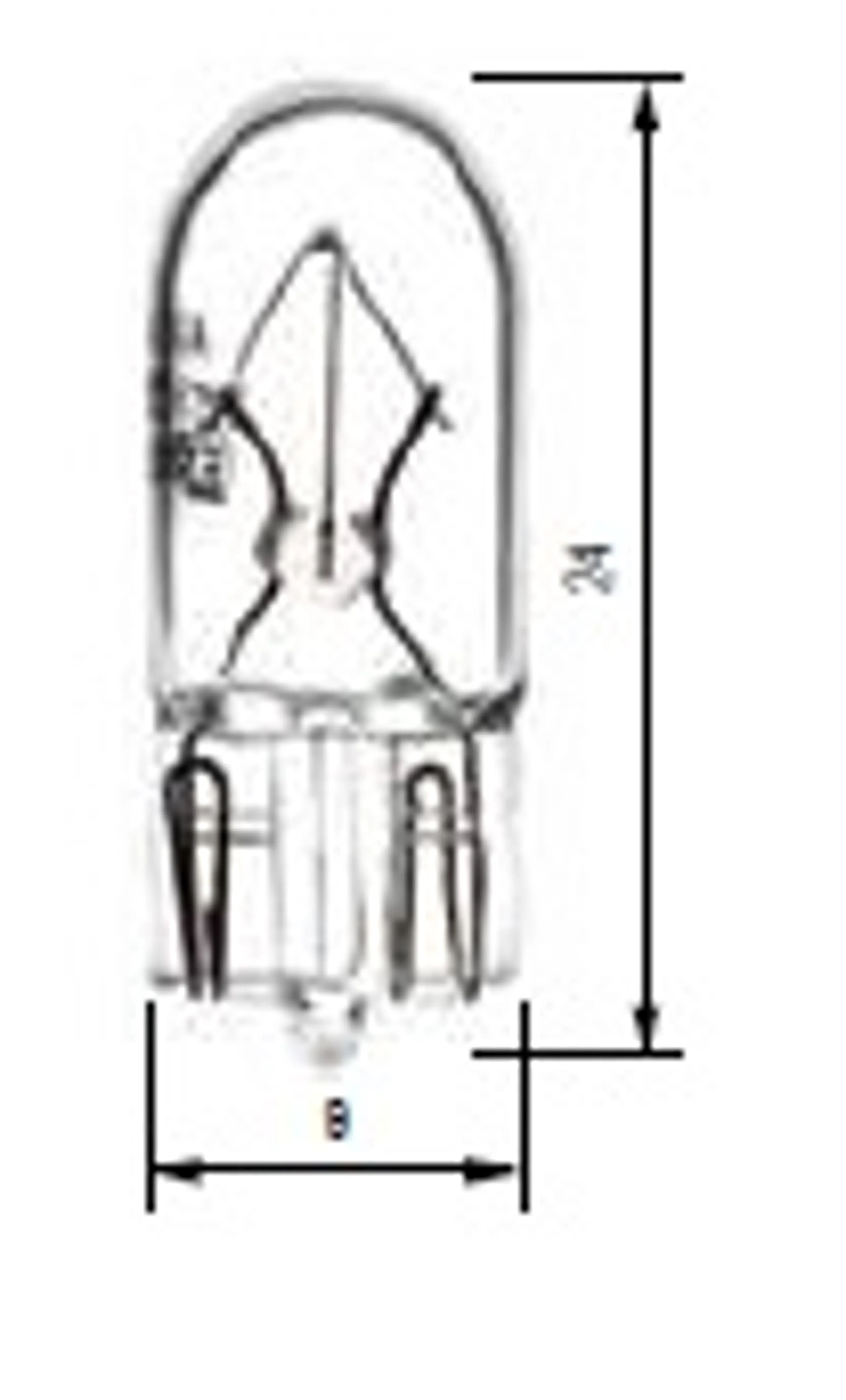 BOSMA T10 - 12V 3W W3W