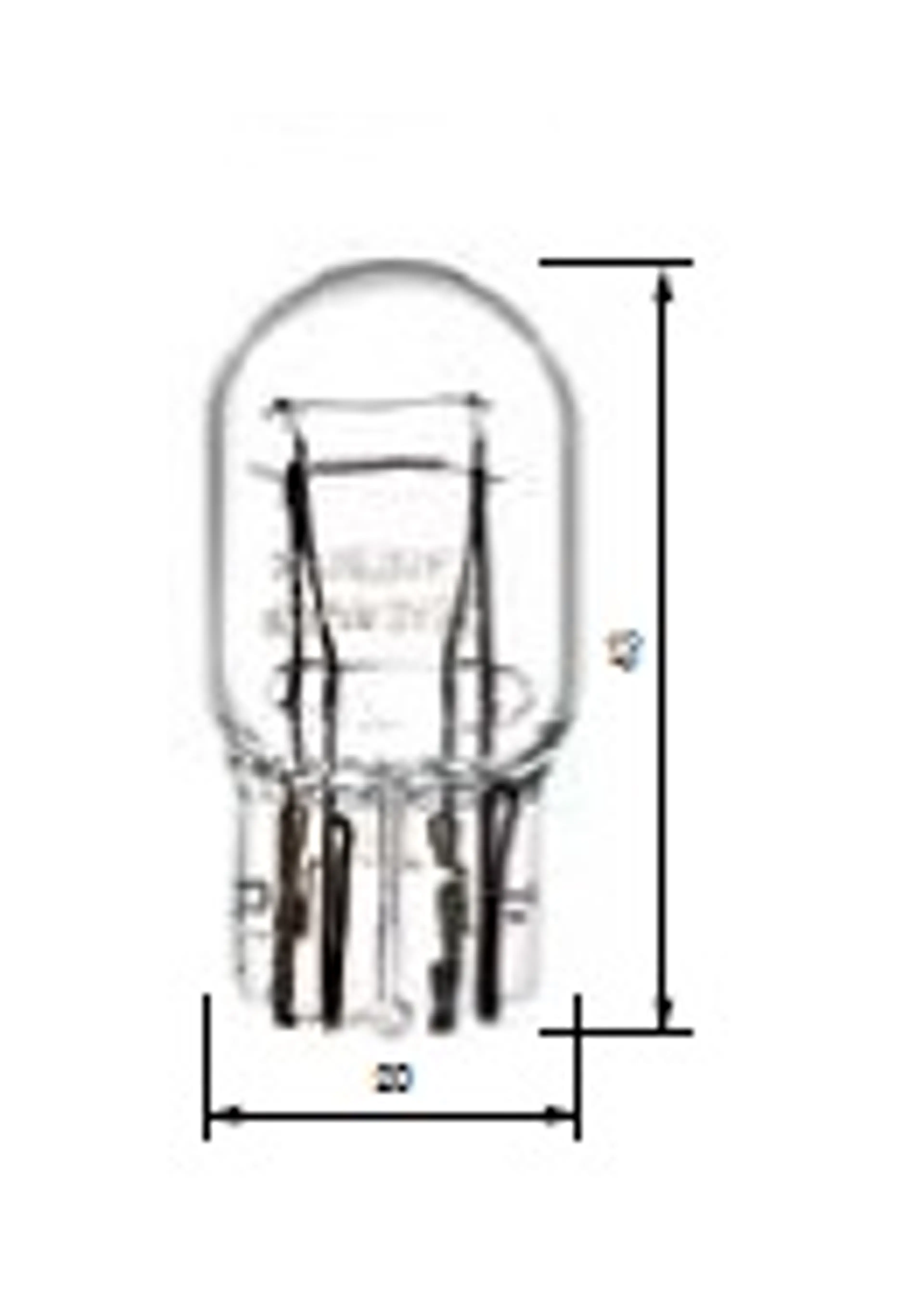 BOSMA T20Q - 12V 21/5W W21/5W