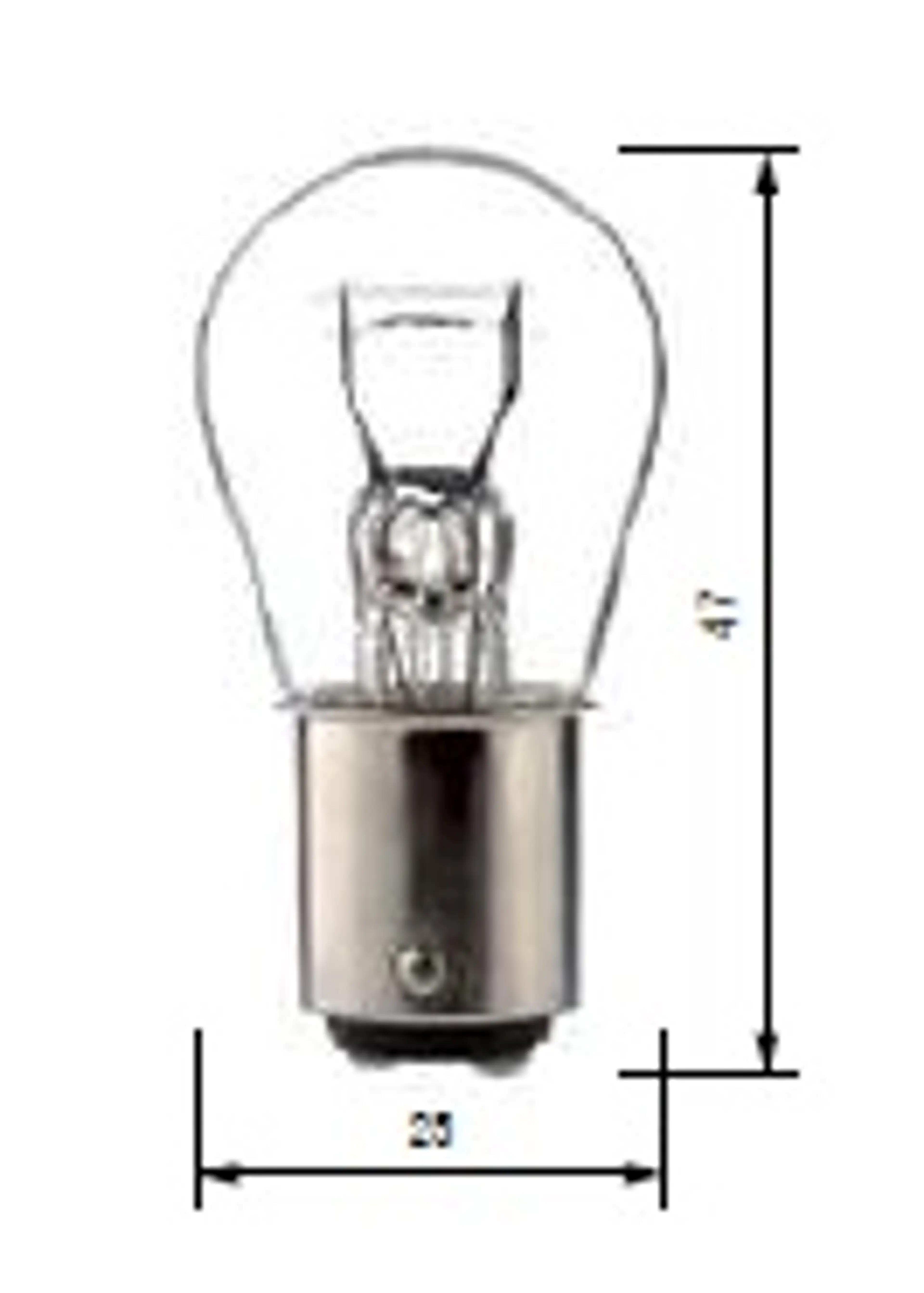 BOSMA BAZ15D - 12V 21/4W P21/4W