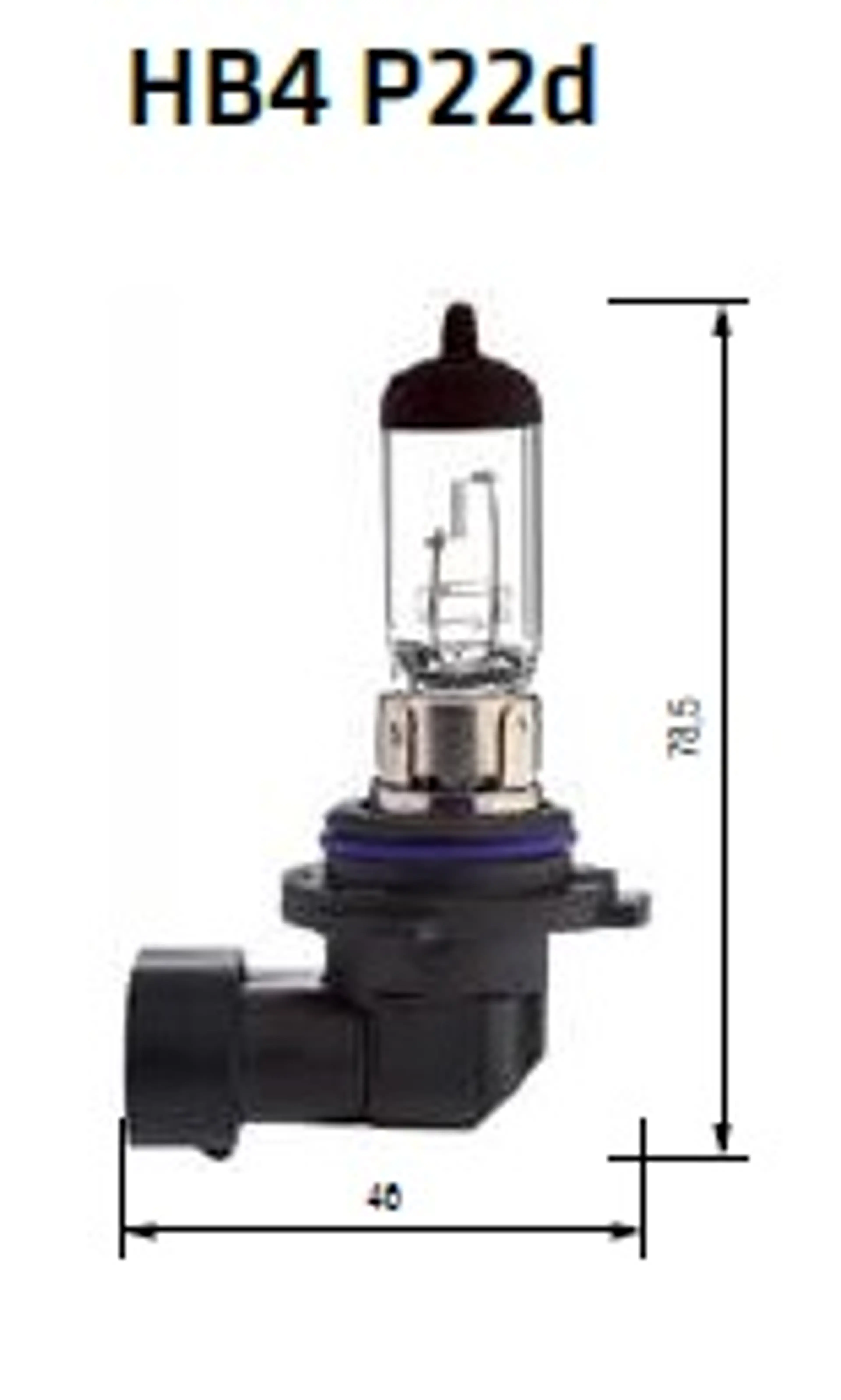 BOSMA  HB4 P22D - 12V 55W