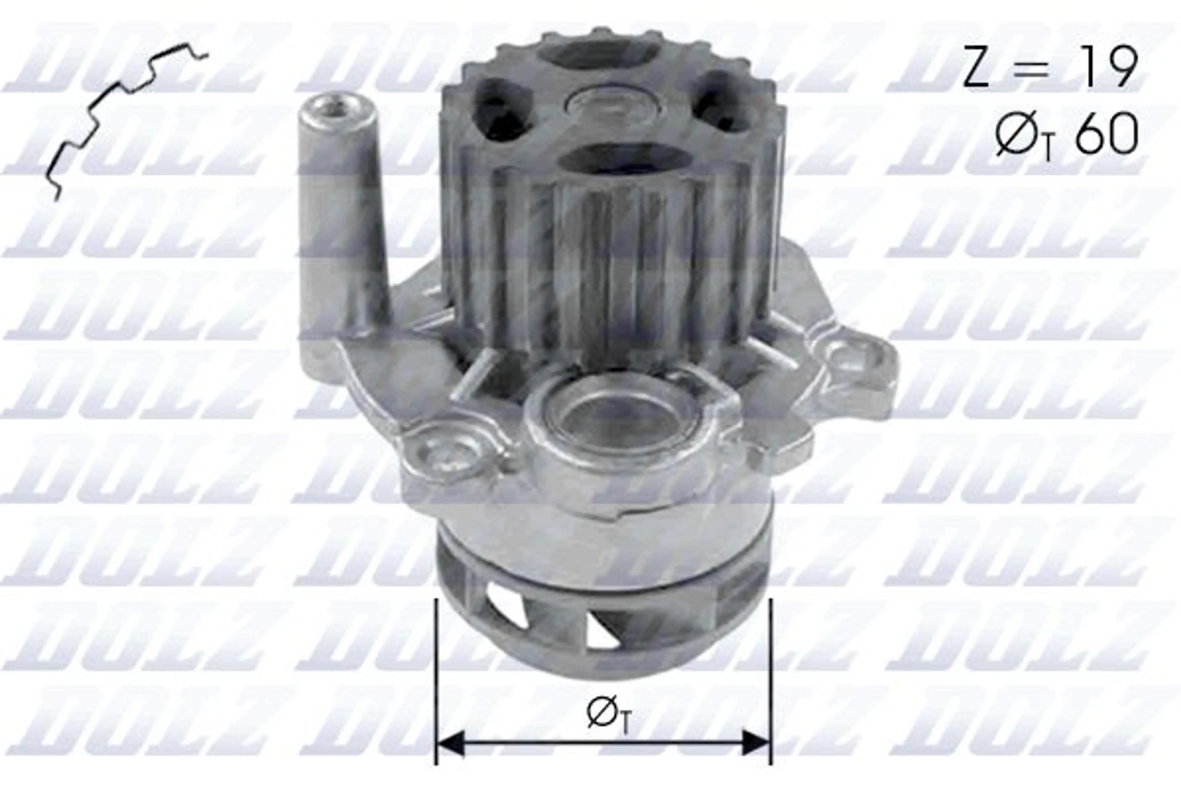 BOMBA DE AGUA SKODA 1.9 SDI M ASY