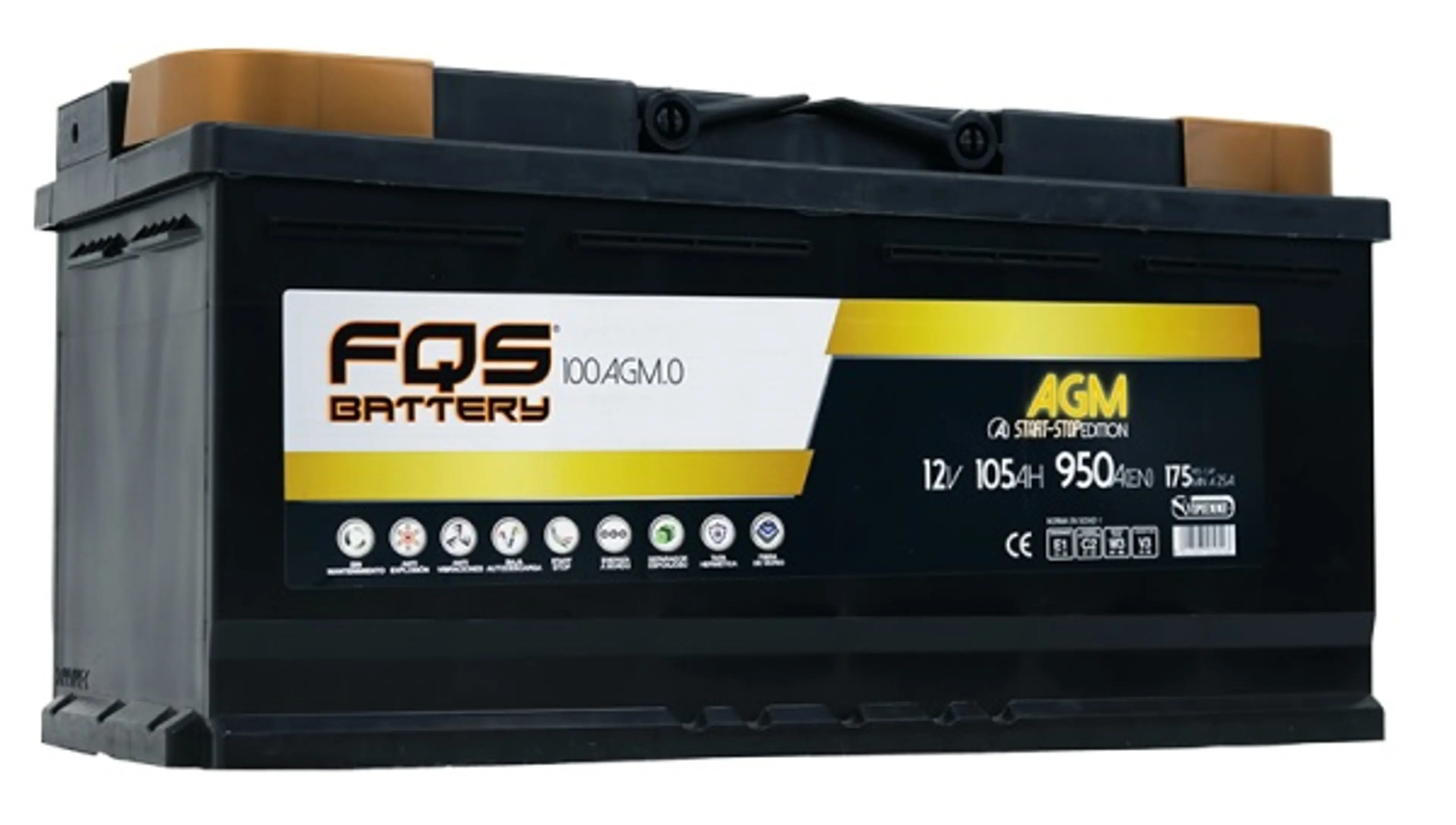 FQS 12V.105AH.950EN.+DCH.AGM/START-