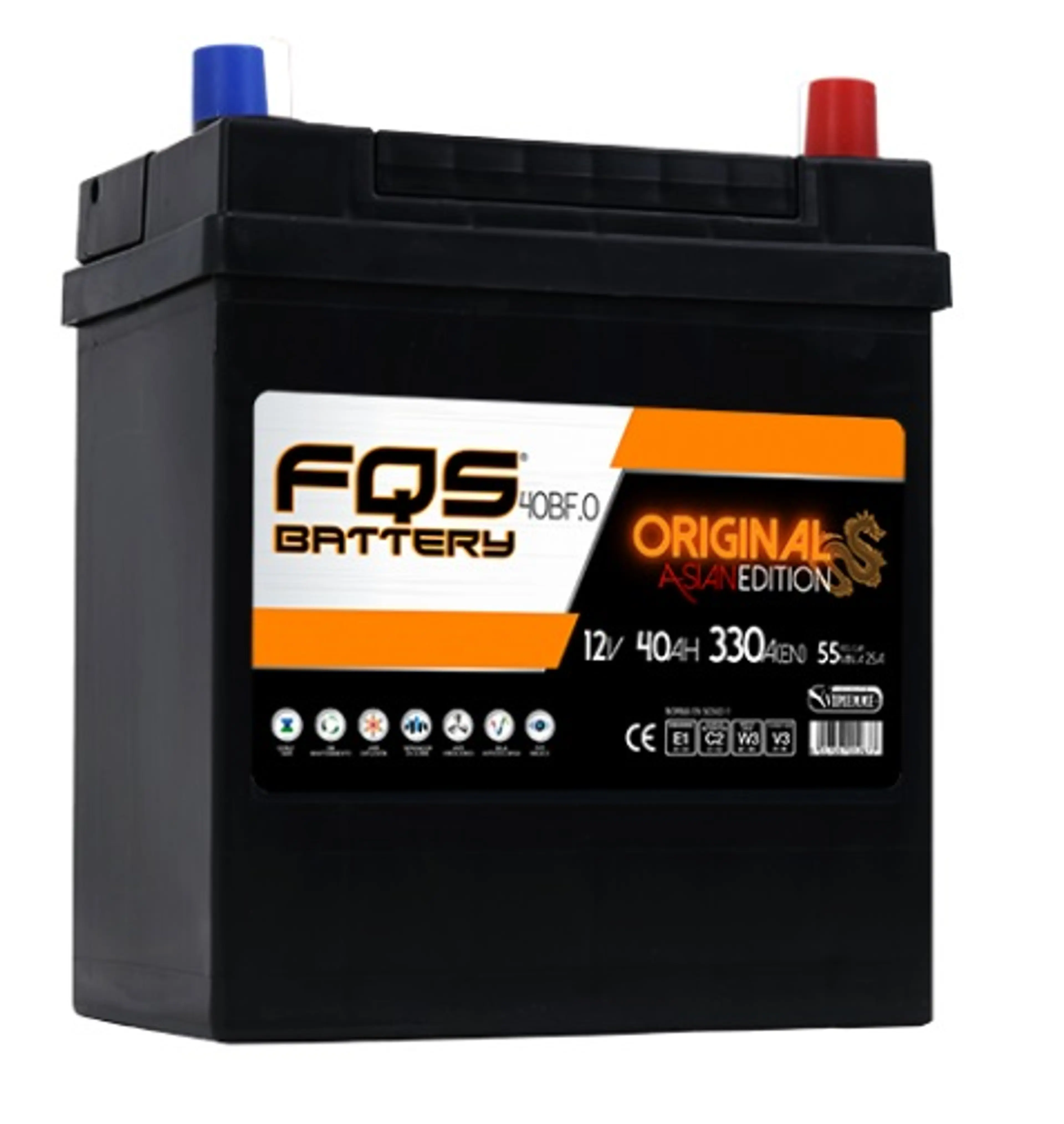 FQS 12V.40AH.330EN.+DCH.4X4 ASIATIC