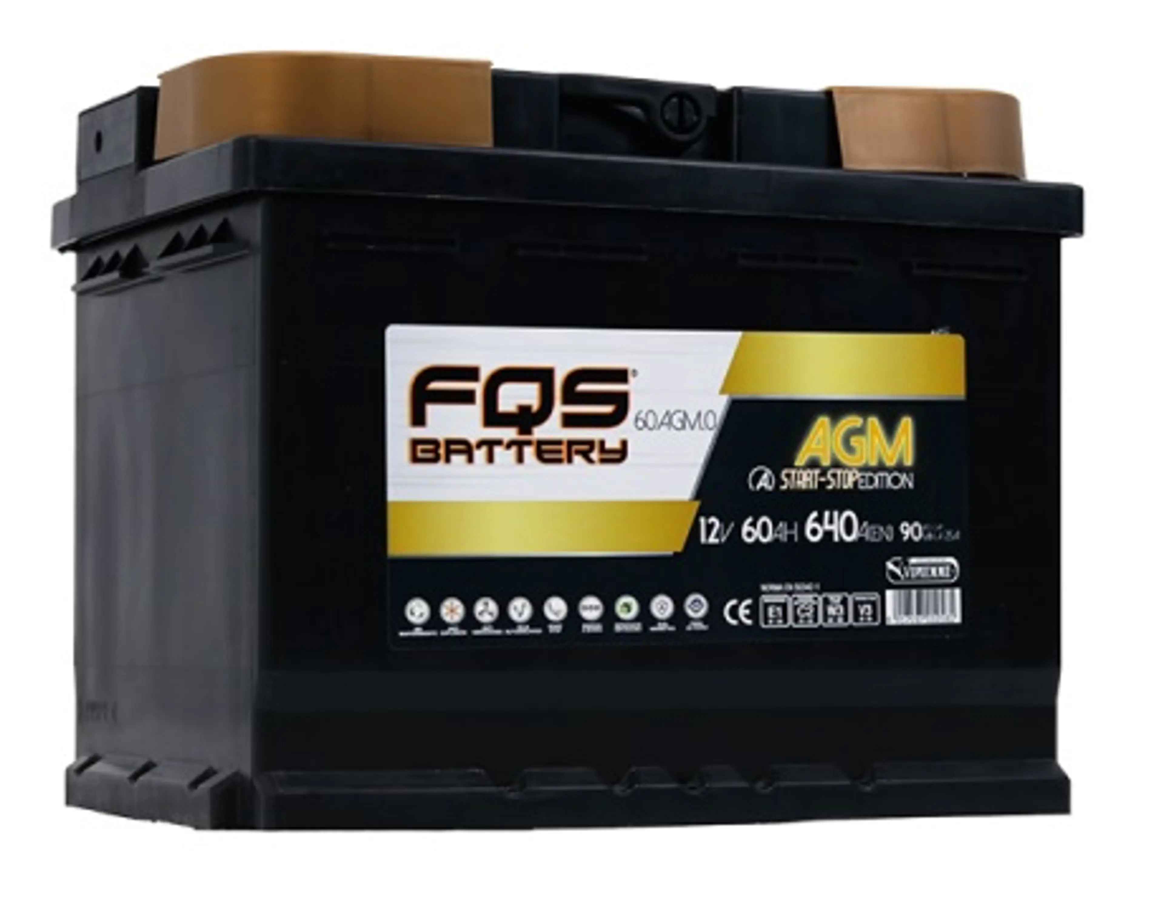 FQS 12V.60AH.640EN.+DCH.AGM/START-S