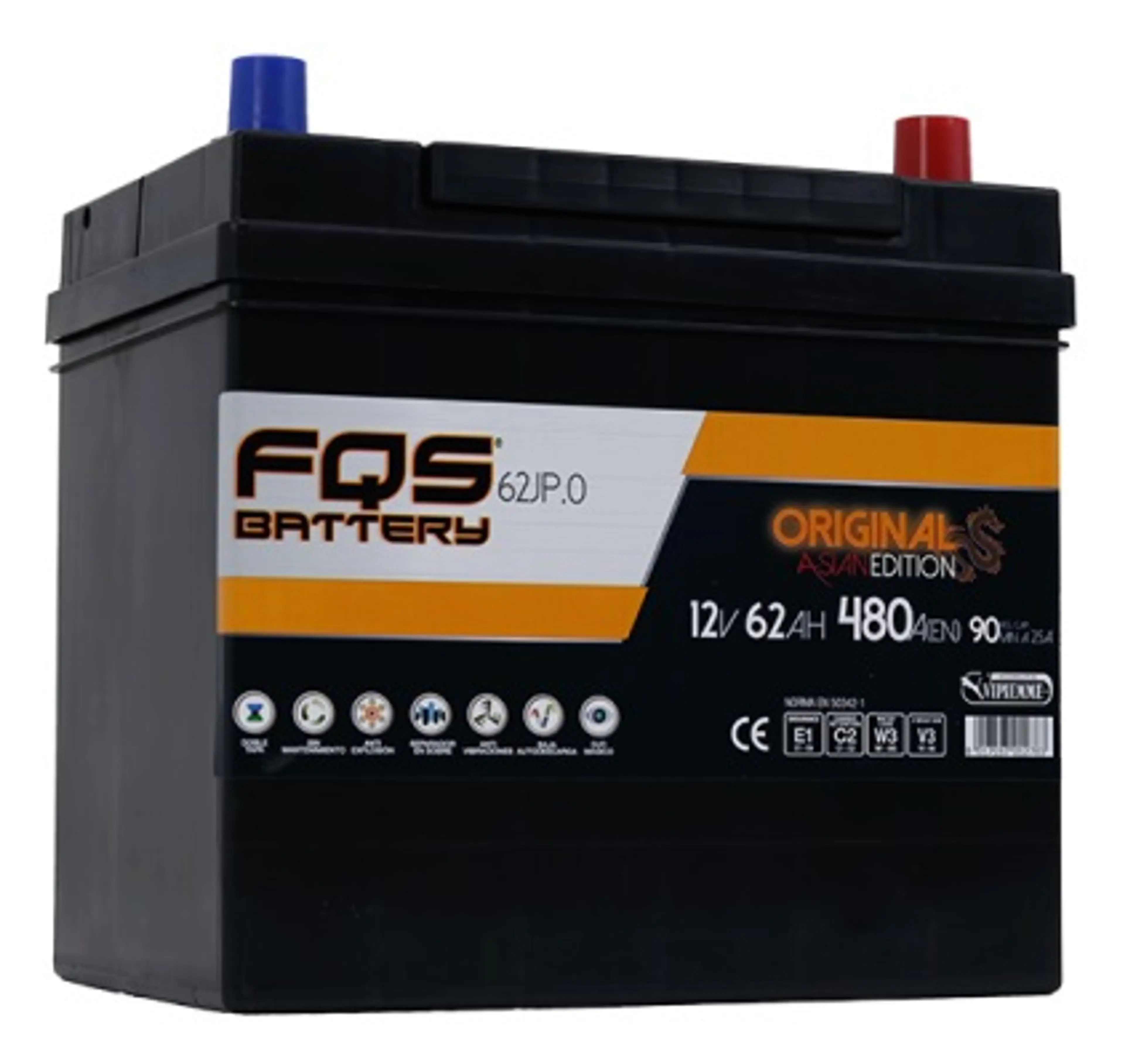 FQS 12V.62AH.480EN.+DCH.4X4 ASIATIC