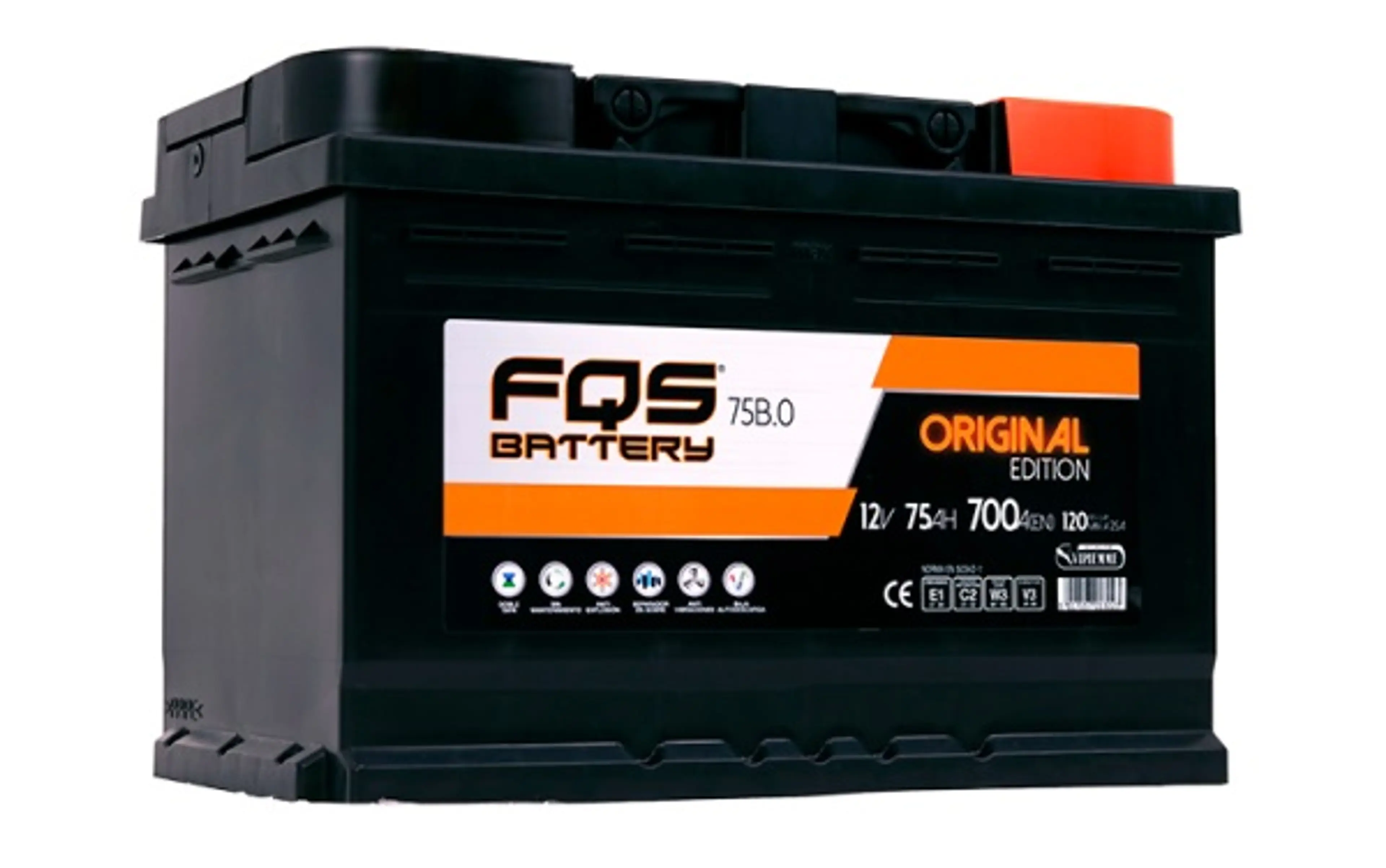 FQS 12V.75AH.700EN.+DCH.