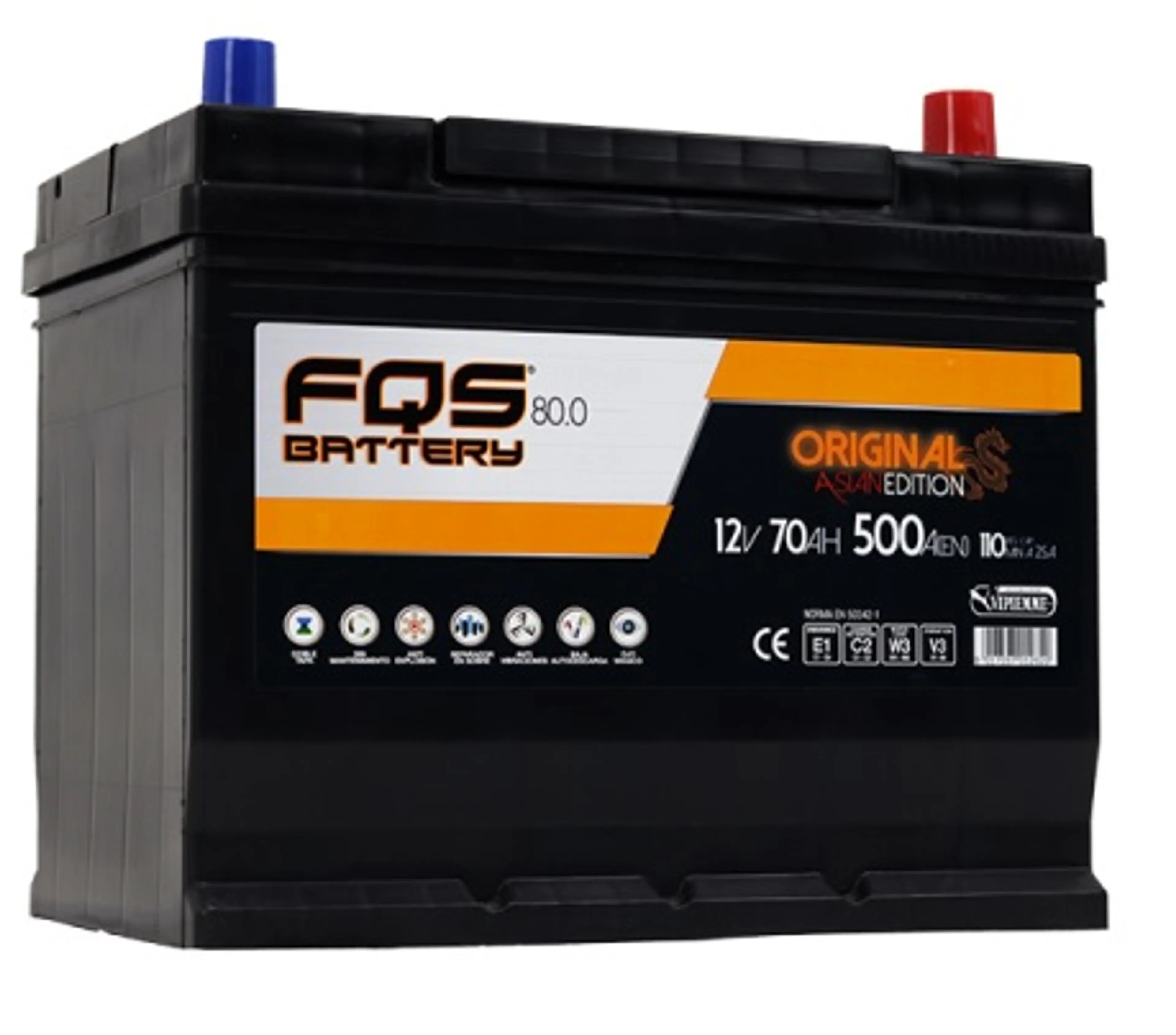 FQS 12V.70AH.500EN.+DCH.4X4 ASIATIC