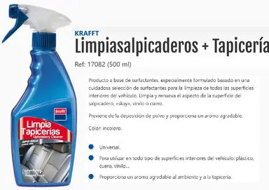 KRAFFT LIMPIA SALPICADEROS + TAPICE