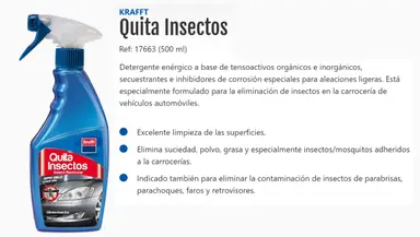KRAFFT QUITAINSECTOS 500 ML.
