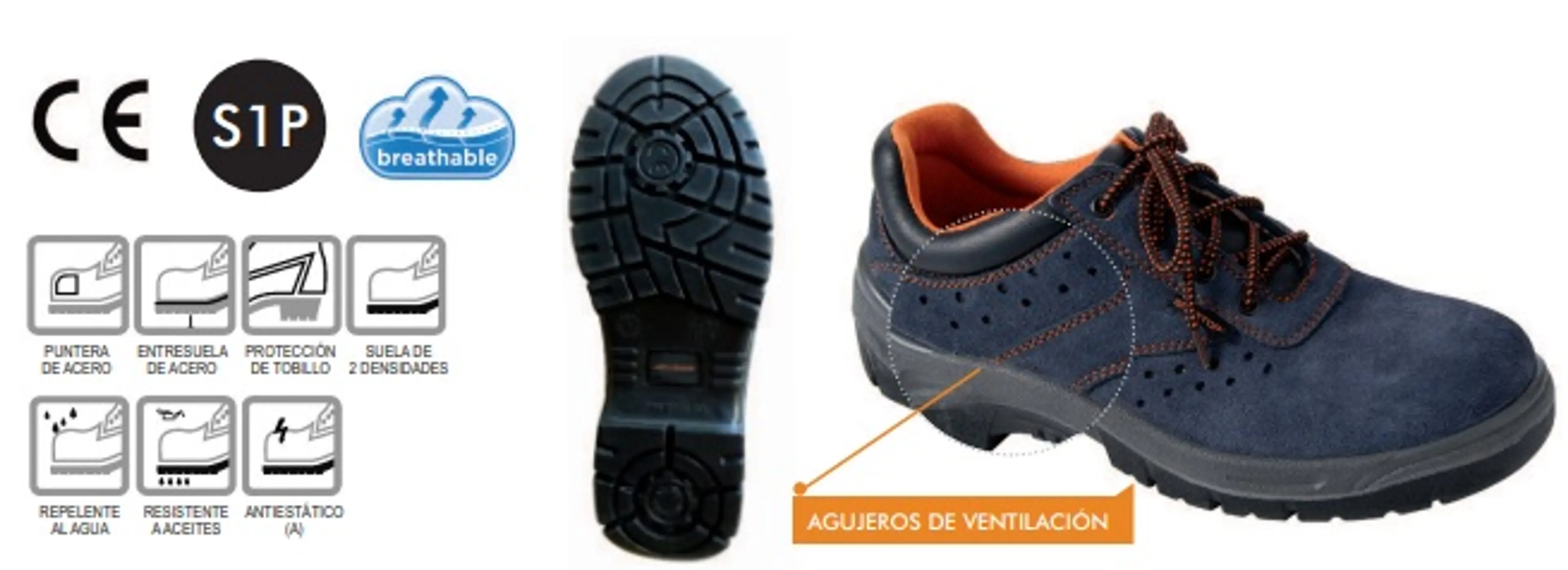 ZAPATO SERRAJE S1P SRC Nº42