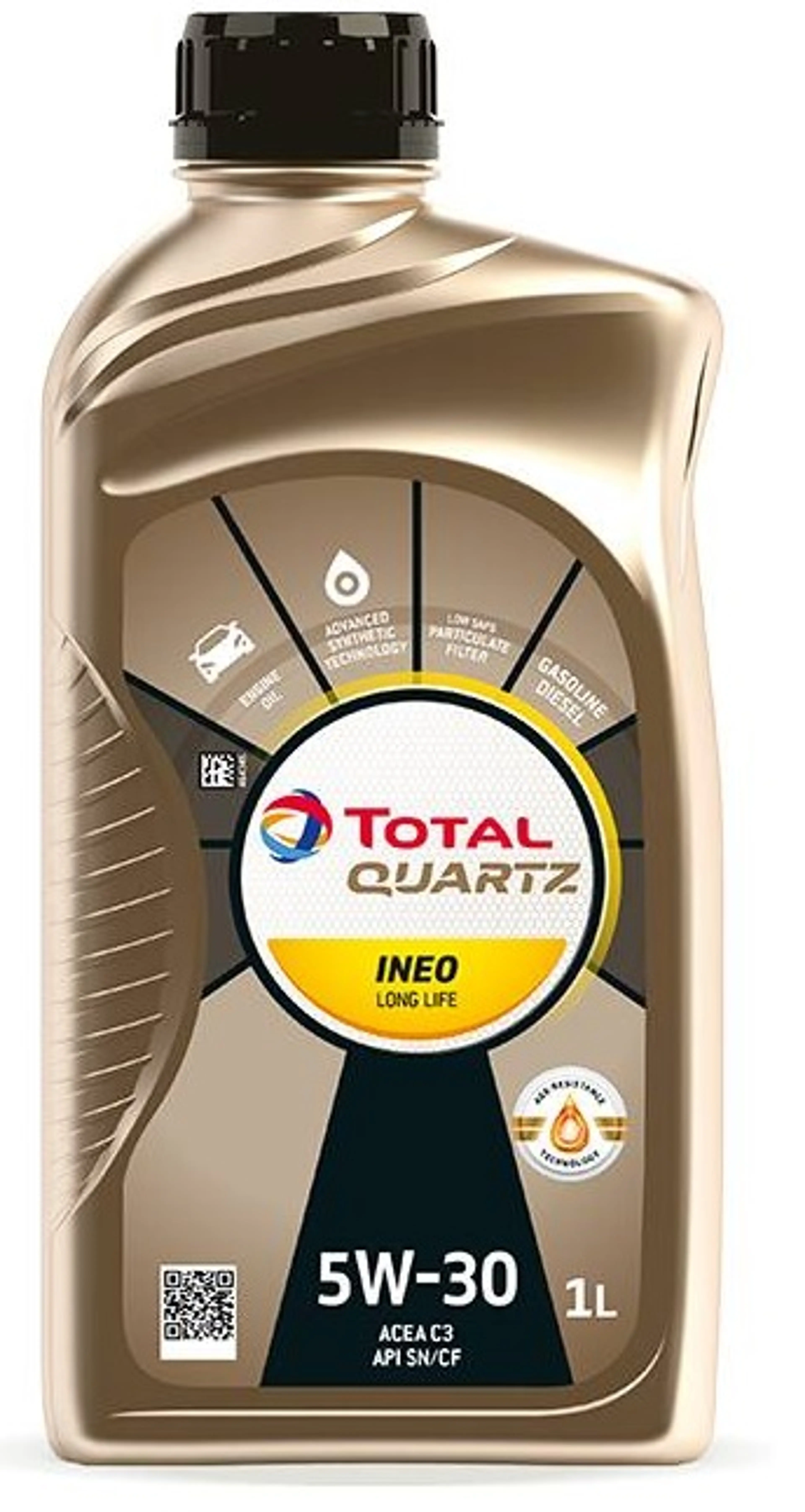 TOTAL 5W-30 QUARTZ INEO L.LIFE 1LT.